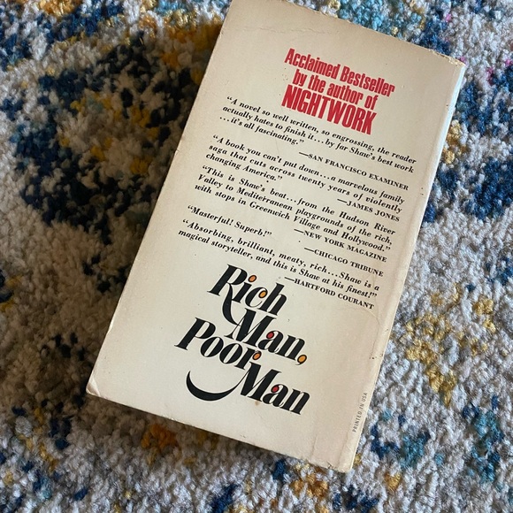 Rich Man Poor Man - Irwin Shaw (1976, Paperback) - Picture 3 of 3